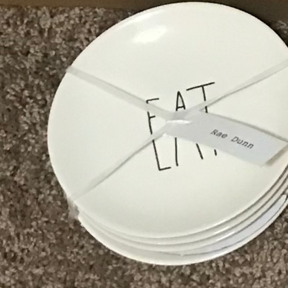 Rae Dunn Eat rounds reserved for Valerie Fylnn